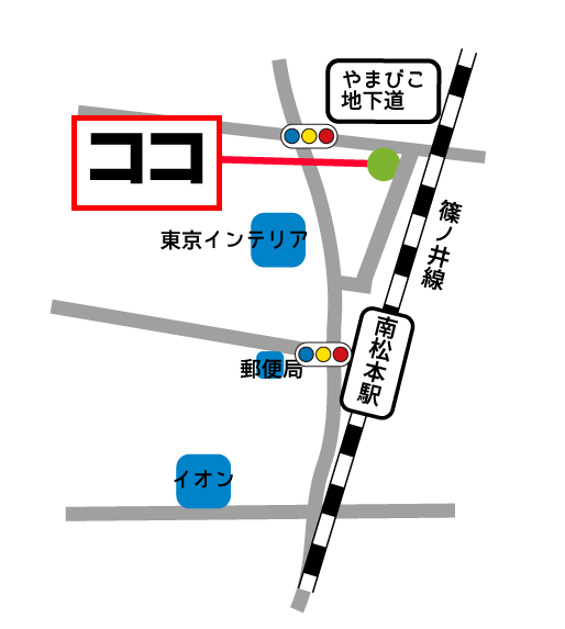 松本校地図