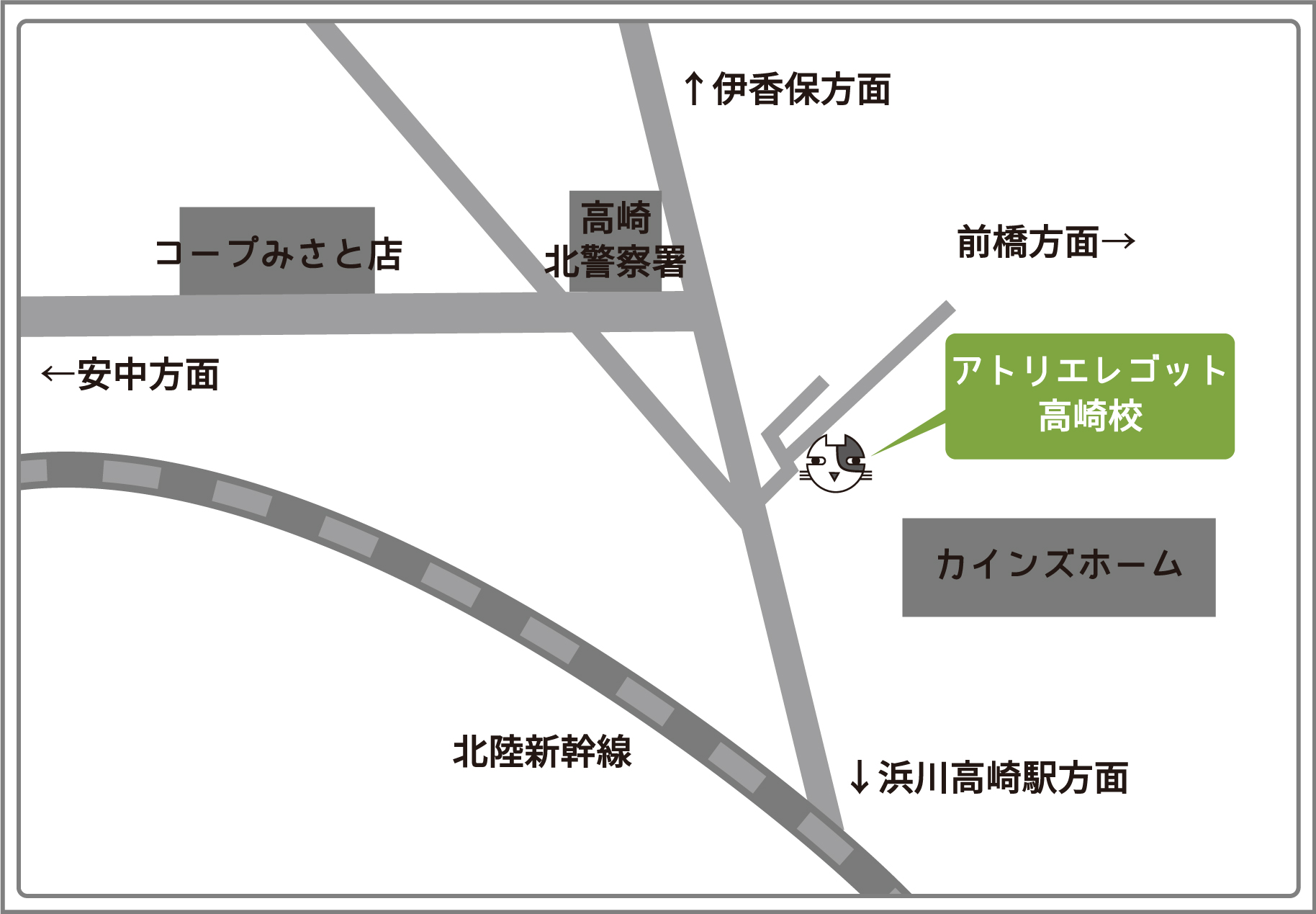 高崎校地図